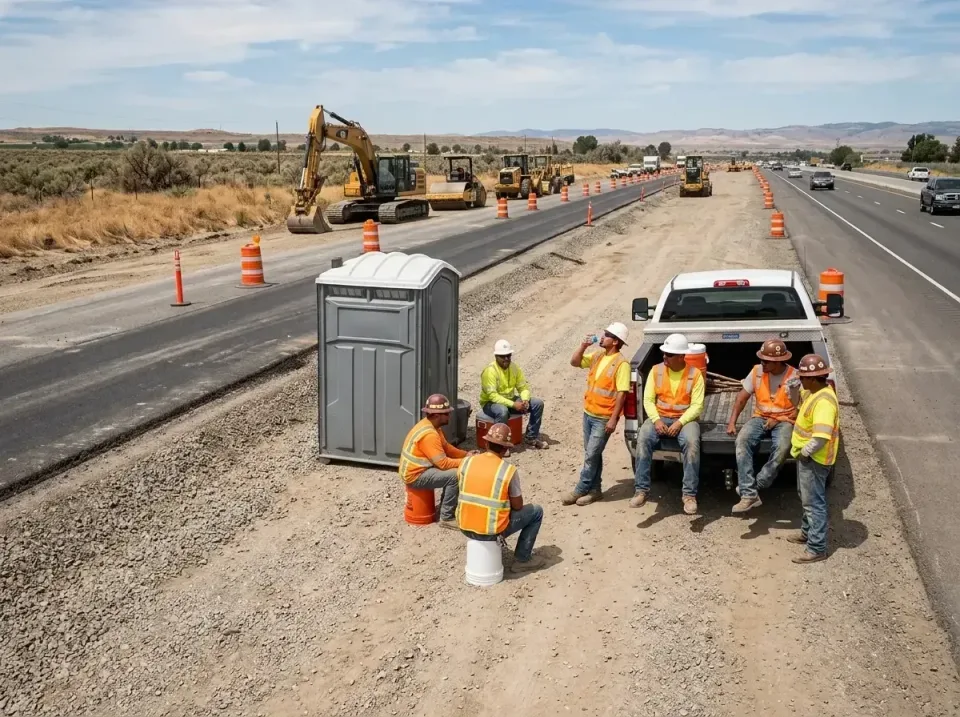 highway-road-construction-crew-007 — frequently asked questions, Porta Potty and Restroom Rentals in Porterville, CA